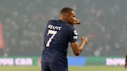 Kylian Mbappé, lors de la victoire du PSG contre la Juventus (2-1), hier soir.