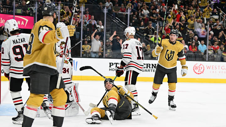 Chicago Blackhawks v Vegas Golden Knights