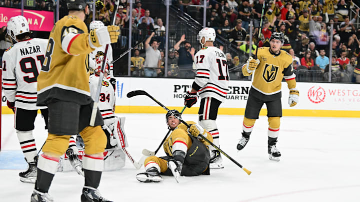 Chicago Blackhawks v Vegas Golden Knights