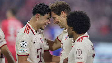 Goretzka und Pavlovic befinden sich derzeit in etwa auf Augenhöhe. 