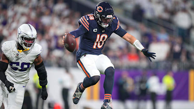 Chicago Bears quarterback Caleb Williams