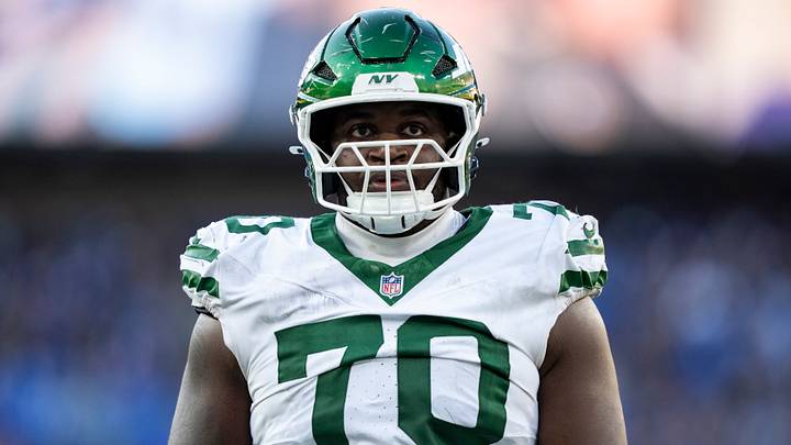 New York Jets right tackle Armand Membou