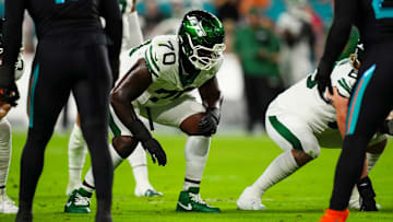 NY Jets right tackle Armand Membou