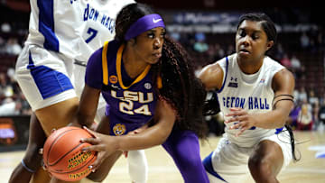Basketball Hall of Fame Invesco QQQ Women's Showcase: LSU v Seton Hall