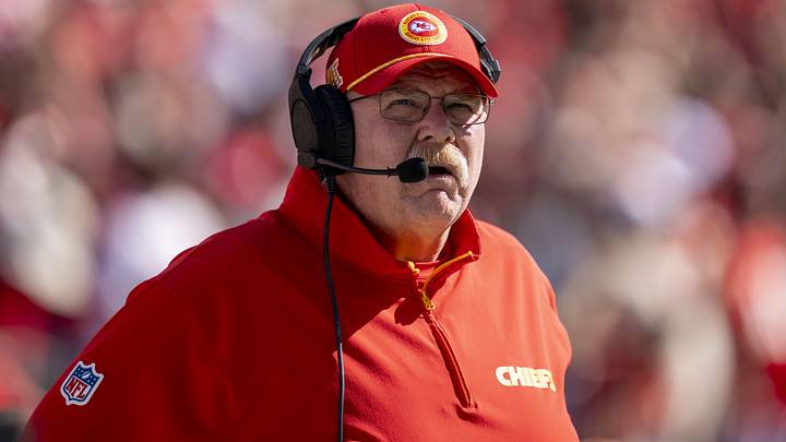 Kansas City Chiefs head coach Andy Reid before the game against the San Francisco 49ers at Levi's Stadium.