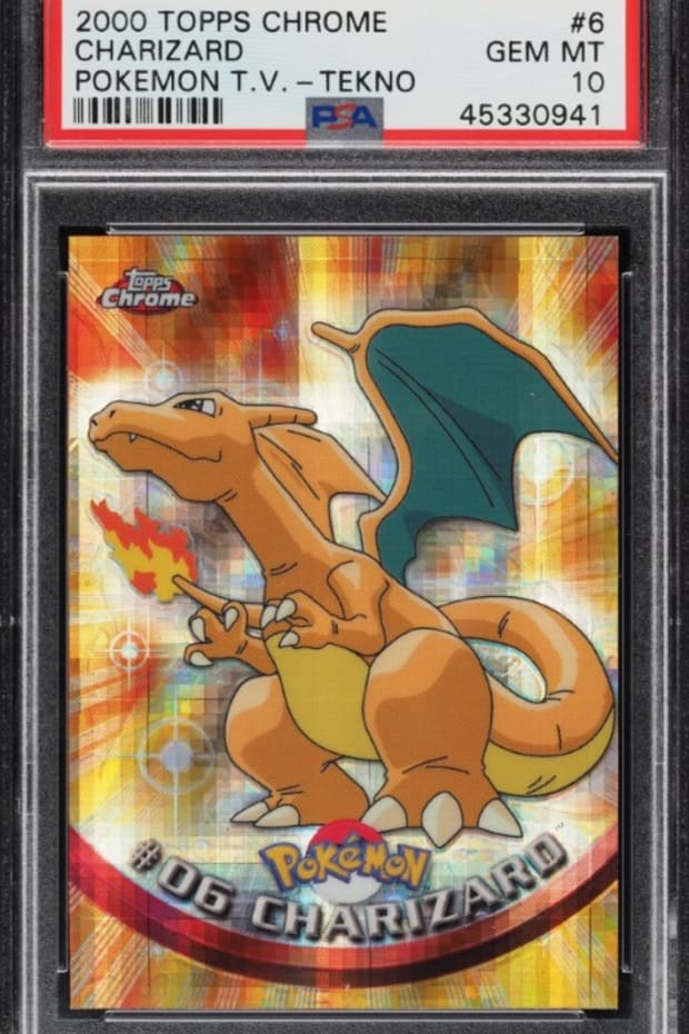 2000 Pokemon Topps Chrome Series 1 Tekno Charizard