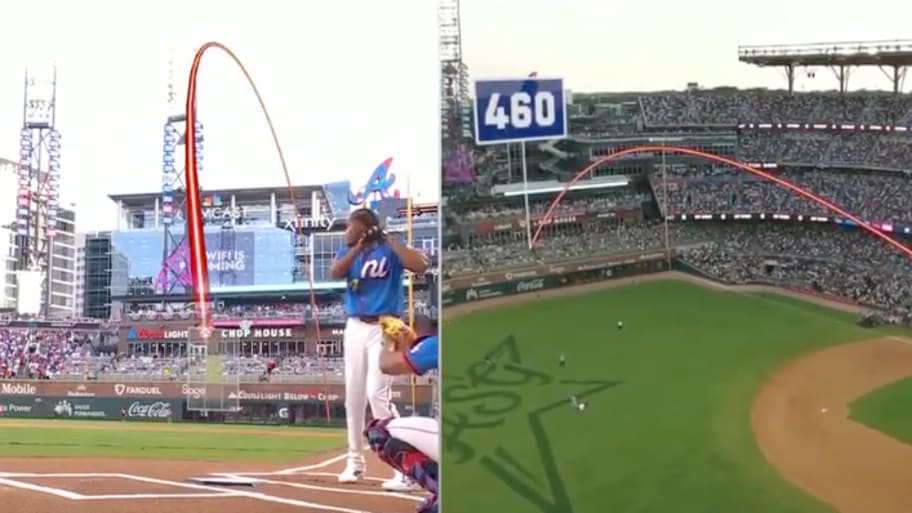 Fans lauded the Statcast edition of ESPN2's broadcast of the Home Run Derby, mainly because it allowed them to see where the balls were actually going.  | Screengrab Twitter @awfulannouncing