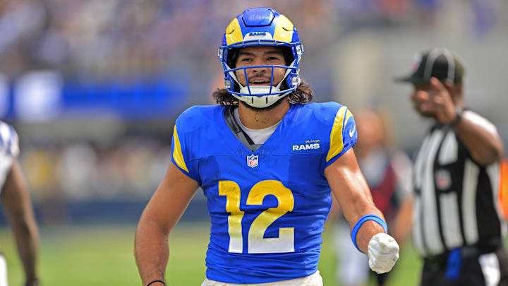 Los Angeles Rams wide receiver Puka Nacua is a great prop target in Week 5. 