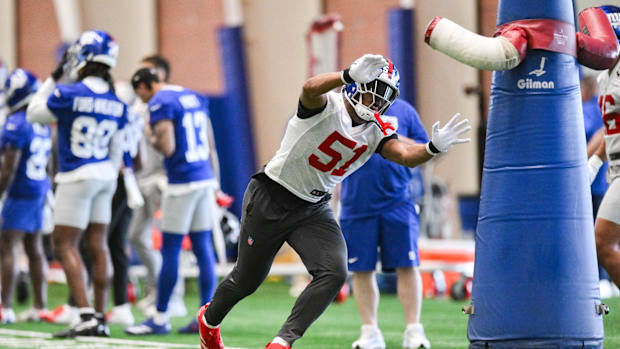 New York Giants rookie edge rusher Abdul Carter