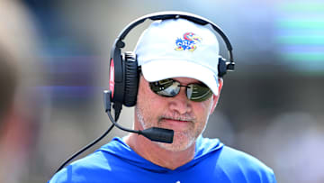 Kansas football head coach Lance Leipold