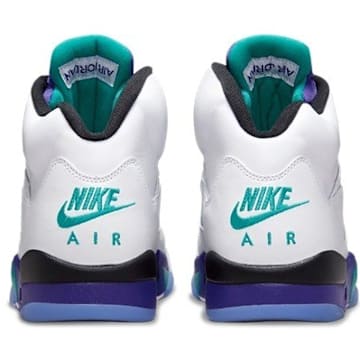 The Air Jordan 5 "Grape" colorway has restocked at Foot Locker.