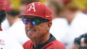 Arkansas Razorbacks coach Dave Van Horn will lead the Hogs to their 12th appearance in the College World Series in Omaha, Neb.
