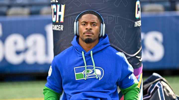 Tre Brown with the Seattle Seahawks