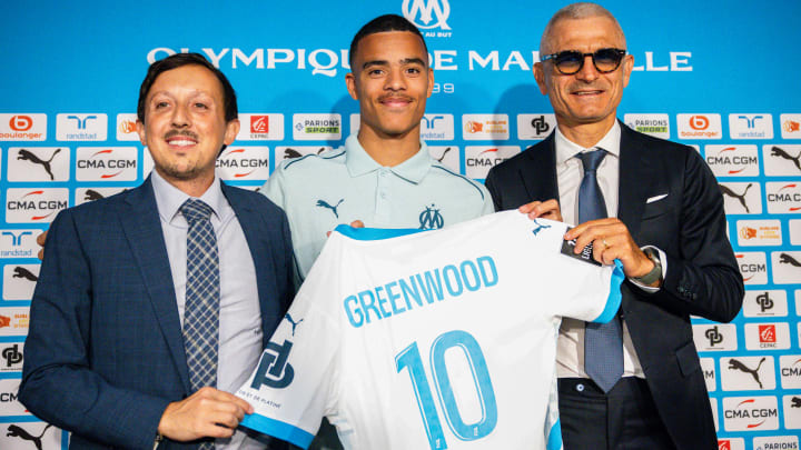 Mason Greenwood a été présenté vendredi dernier à Marseille 