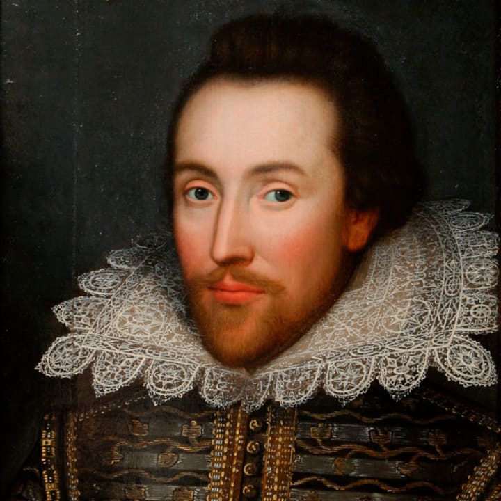 The Cobbe portrait of William Shakespeare (1564-1616), c1610.