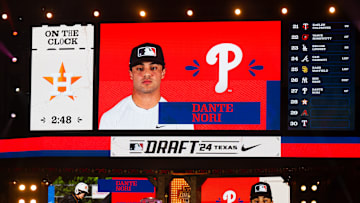 The Philadelphia Phillies picked high schooler Dante Nori in the first round of the 2024 MLB Draft.