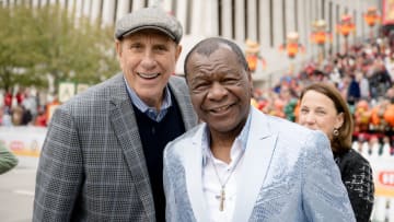 Houston Rockets legends Rudy Tomjanovich and Calvin Murphy