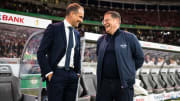 Max Eberl mit Oliver Mintzlaff