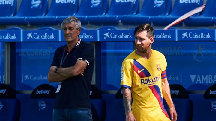 Quique Setien, Lionel Messi