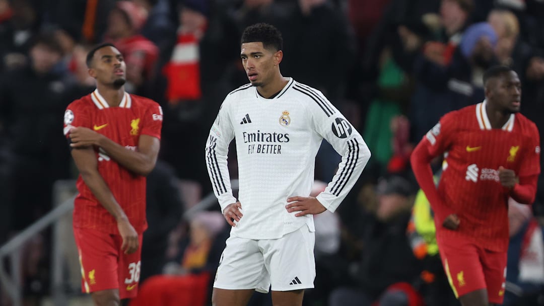 Bellingham came out second-best against Liverpool