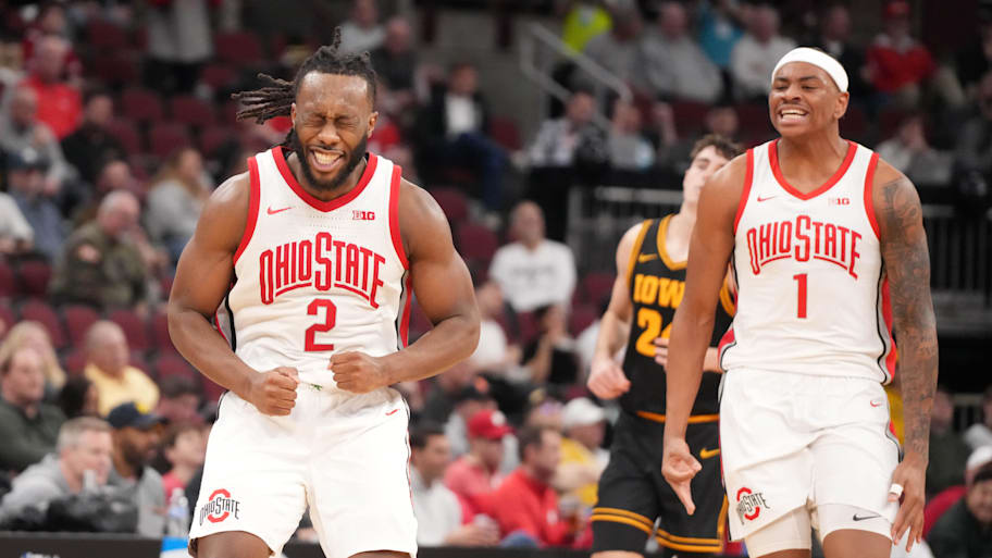 Ohio State guard Bruce Thornton put the Buckeyes on his back.