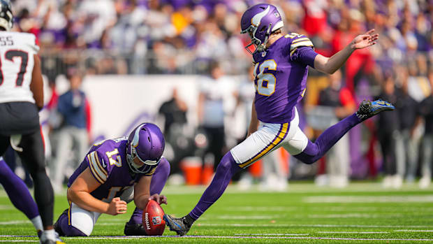 Minnesota Vikings kicker Will Reichard