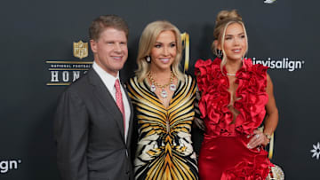 Kansas City Chiefs owner Clark Hunt with his wife Tavia Shackles, and daughter Gracie Hunt.