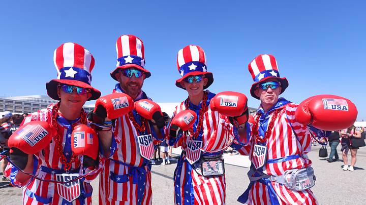 Amerikanische Fans bei der WM 2026