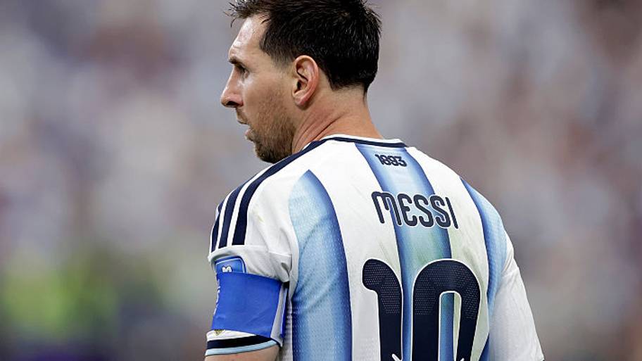 Lionel Messi of Argentina