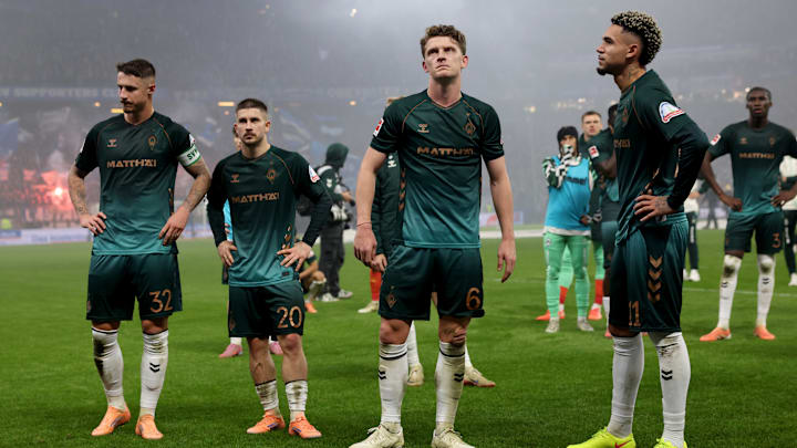 Die Niederlage gegen den Hamburger SV war für Werder der nächste Tiefschlag Die Niederlage gegen den Hamburger SV war für Werder der nächste Tiefschlag