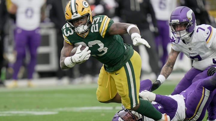 The Packers are road underdogs against the Vikings in Week 18 of the 2025 NFL season.