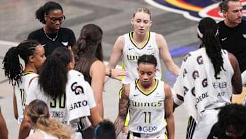 Paige Bueckers and the Dallas Wings got blown out by the Indiana Fever on Sunday. 
