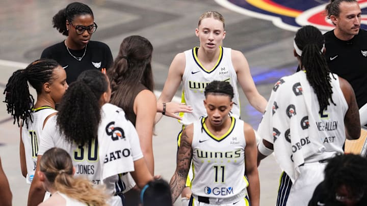 Paige Bueckers and the Dallas Wings got blown out by the Indiana Fever on Sunday. 