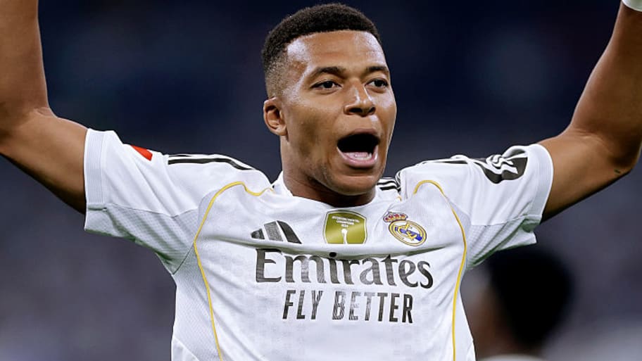 Kylian Mbappé bagged Real Madrid’s first goal of the season. | Maria Gracia Jimenez/Soccrates/Getty Images
