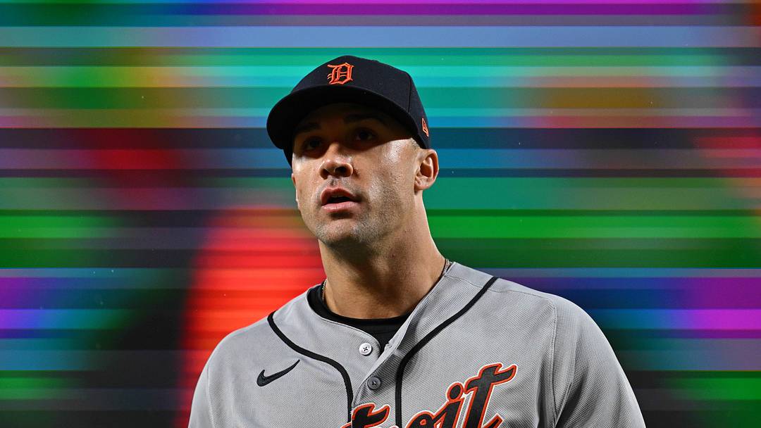 May 22, 2026; Baltimore, Maryland, USA;  Detroit Tigers pitcher Jack Flaherty (9) heads to the dugout after being pulled in the fourth inning against the Baltimore Orioles at Oriole Park at Camden Yards. Mandatory Credit: Jamie Sabau-Imagn Images