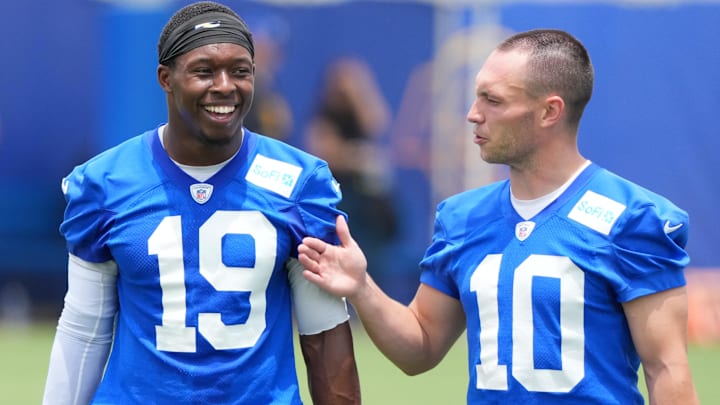 Los Angeles Rams - receiver Xavier Smith and Britain Covey