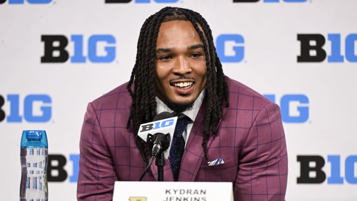 Purdue Boilermakers linebacker Kydran Jenkins 