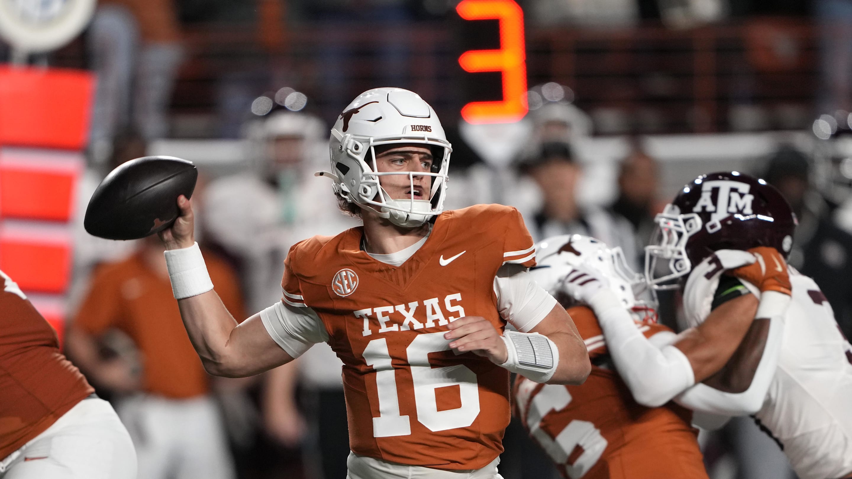 How Arch Manning Performed in Longhorns' Upset Win vs. Texas A&M