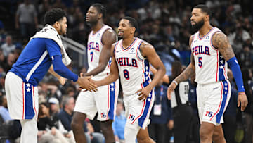 Tobias Harris, De'Anthony Melton, Philadelphia 76ers