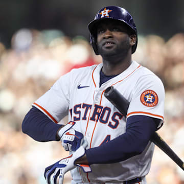 Houston Astros designated hitter Yordan Alvarez is a solid prop target on Sunday.