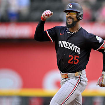 Buxton hit a career-high 35 homers last season.