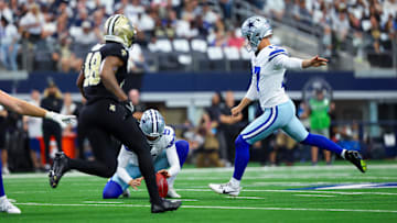 Dallas Cowboys place kicker Brandon Aubrey 