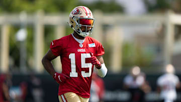 San Francisco 49ers wide receiver Jauan Jennings (15)