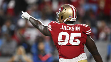 San Francisco 49ers defensive end Drake Jackson (95)