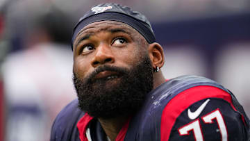 Washington Commanders offensive tackle George Fant