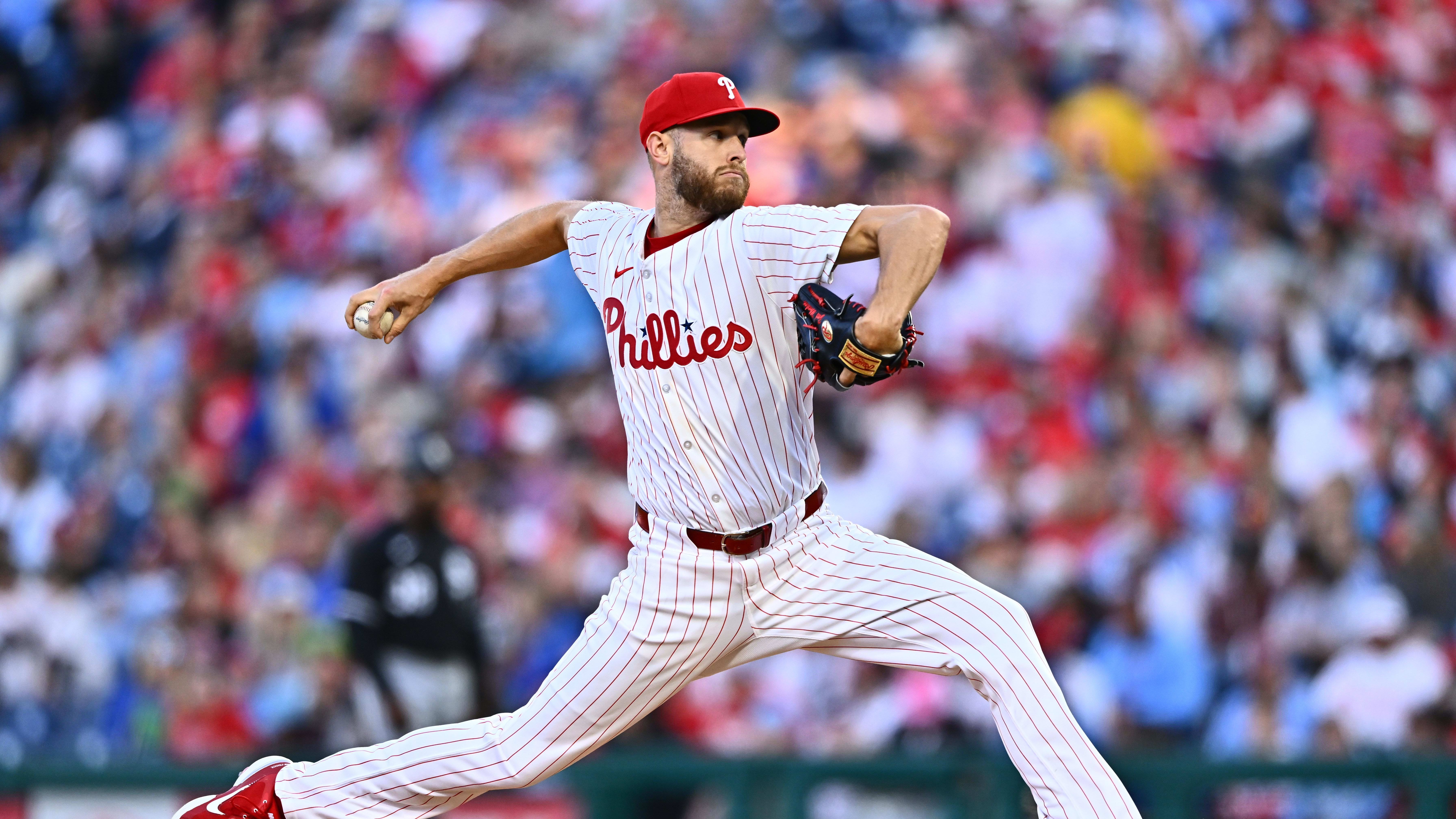 Philadelphia Phillies starting pitcher Zack Wheeler took a no-hitter into the eighth inning against the Chicago White Sox