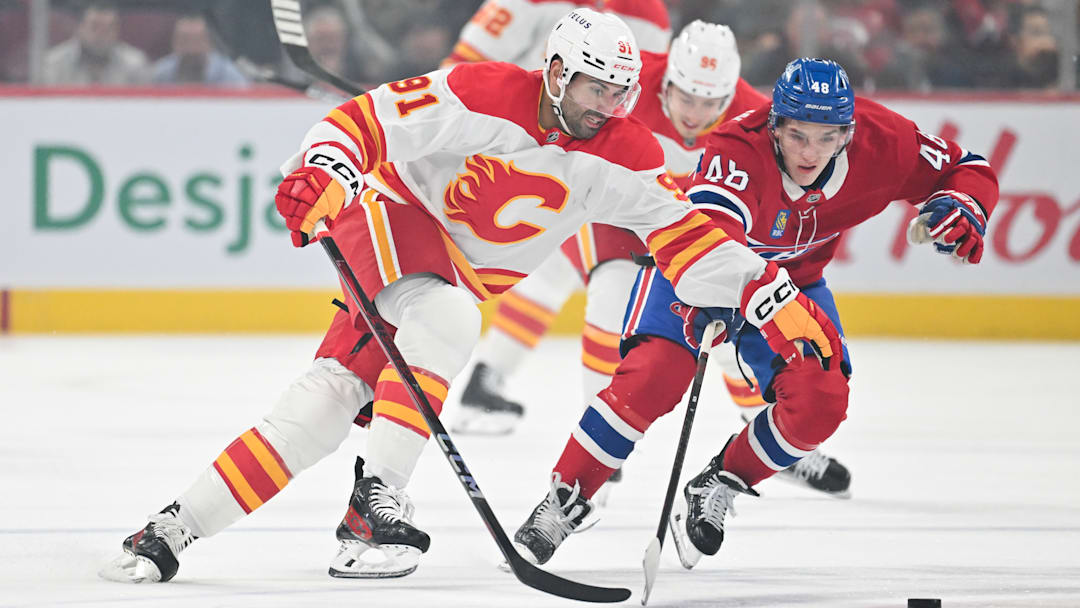 Calgary Flames v Montreal Canadiens