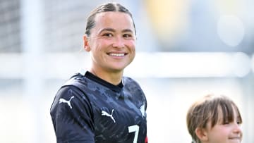 Ali Riley during New Zealand's international friendly against Thailand
