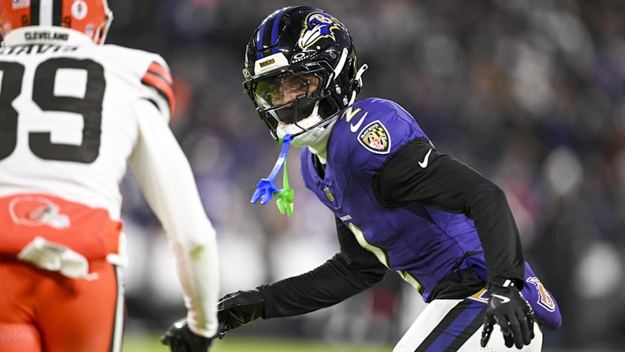 Baltimore Ravens cornerback Nate Wiggins