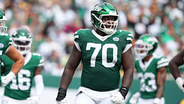 New York Jets offensive tackle Armand Membou